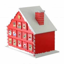 Northlight 10.25" Red And White Advent House With Chimney Storage Box -Northlight Shop 1iyuxlixgxafyrwedmiqop8fdik5gvux 18276.1588350472
