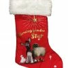 The Star Movie Red Following Yonder Star Christian Nativity Christmas Stocking