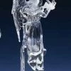 Roman 10" Icy Crystal LED Lighted Christmas Angel Figure Holding Dove