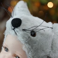 Northlight 9" Gray And Red Pucker Up Baby In Mouse Costume Collectible Christmas Doll -Northlight Shop 4wzgy0zgfsncg3rdhypzntliutbkf6zf 61890.1588411366