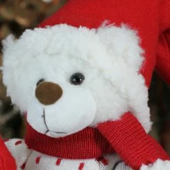 Northlight 13.5" White And Red Girl Santa Bear In Deer Sweater Christmas Figure Decoration -Northlight Shop 62ikhtq7hlmsyfxbg3wbt6ehb4whw80s 06691.1588403939