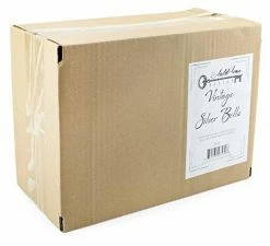 Auldhome Design Auldhome Wall Hanging Silver Bells; Vintage Rustic Christmas Bells Door Hanger Or Wreath Christmas Decoration -Northlight Shop 651174974798 5 98243.1666706179