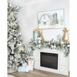 Auldhome Design AuldHome Wood Enamel Nesting Angel Statue; Primitive Farmhouse Christmas Decor Figurine -Northlight Shop 651174976563 3 77451.1666706166