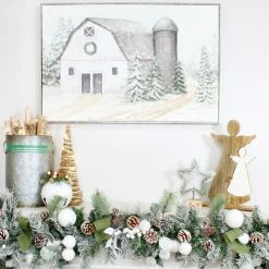 Auldhome Design AuldHome Wood Enamel Nesting Angel Statue; Primitive Farmhouse Christmas Decor Figurine -Northlight Shop 651174976563 6 81694.1666706169