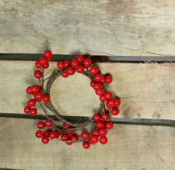 Northlight 7" Shiny Red Berries Artificial Christmas Candle Ring -Northlight Shop 7i3oqx48osrbolvj2lnv3nuahcsrt0hg 68838.1665087481