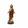 Northlight 12" Ivory And Brown Sacred Heart Of Jesus Religious Christmas Tabletop Figurine