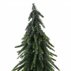 Northlight 14" Green Glitter Weeping Mini Pine Christmas Tree In Burlap Covered Vase - Unlit -Northlight Shop 8ninnhkicakk0htynqaavoox4bqsr43t 25013.1665346766