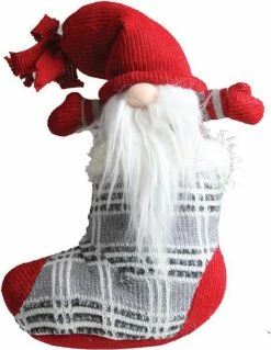 Northlight 10" Gray And Red Tristan Gnome In Christmas Stocking Tabletop Figure -Northlight Shop 8pf2gu60j7blvs2z2lc8bxsxe5vi9pzk 28119.1587645152