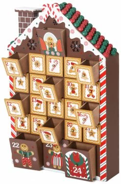 BRUBAKER Reusable Wooden Advent Calendar To Fill - Gingerbread House With LED Lighting - DIY Christmas Calendar 10.31 X 17.72 X 2.17 Inches 8 BRUBAKER Reusable Wooden Advent Calendar To Fill - Gingerbread House With LED Lighting - DIY Christmas Calendar 10.31 X 17.72 X 2.17 Inches -Northlight Shop AdventCalendar PETZ171446 4251219616681.3000.002 33084.1633721505