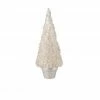 Gallerie II 10" White Pearl Embellished Potted Christmas Tree Tabletop Decor