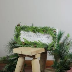 Allstate 17.5" Pine Wood With Winter Foliage Merry Christmas Sign -Northlight Shop allstate xdz747 gr 3 80934.1588405824