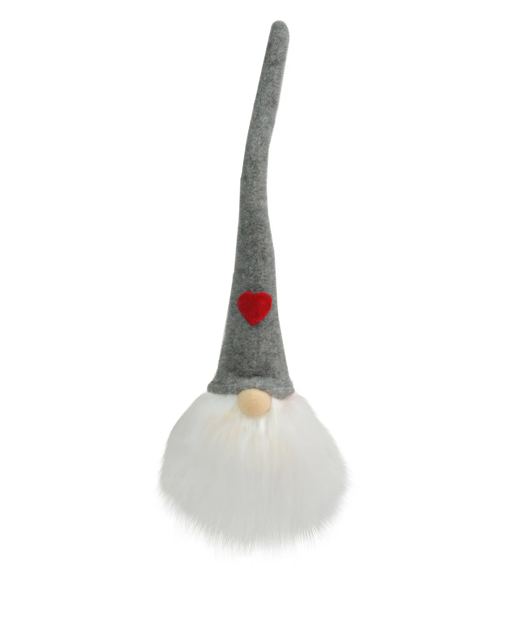 Northlight 13" Lighted Gnome With Grey Hat And Red Heart Christmas Decoration 1 Northlight 13" Lighted Gnome With Grey Hat And Red Heart Christmas Decoration