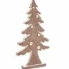 Allstate 16.5" Brown Buttoned Christmas Tree Tabletop Decor
