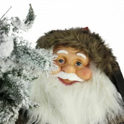 Northlight 48" Santa Claus With Artificial Flocked Alpine Tree Christmas Figure -Northlight Shop c0ujukvirqtju56ws0xizciseuhaelyb 54625.1665580045