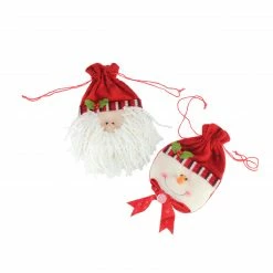 CMI Pack Of 10 Red Christmas Stocking And Gift Bag Set 14.5" -Northlight Shop cmi 22101 2 27716.1588350476