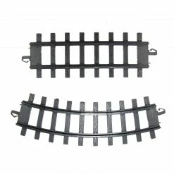 Northlight Club Pack Of 12 Black Replacement Train Set Track Pieces 10"