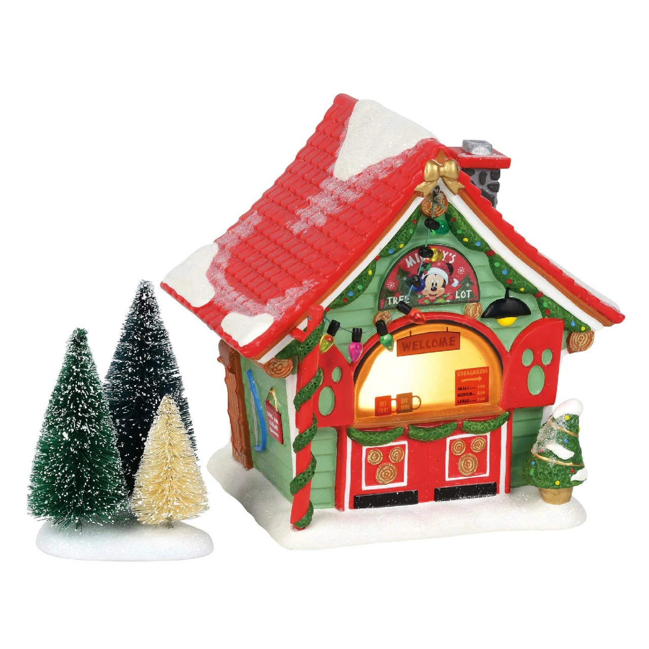 Department 56 Mickey's Tree Lot Lighted Building #4059627 1 Department 56 Mickey's Tree Lot Lighted Building #4059627