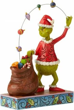 Department 56 Grinch Juggling Into Bag Christmas Table Piece #6006568
