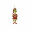 Department 56 Dept 56 Grinch Holding Candy Cane Christmas Ornament