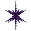 Vickerman 43" Purple Commercial Shatterproof 3D Snowflake Christmas Ornament