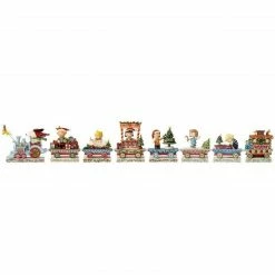 Department 56 8 Piece Christmas Peanuts Train Gift Set #4062623