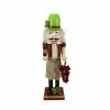 Nutcracker Factory 14" Green And Red Wine With Grapes Christmas Nutcracker