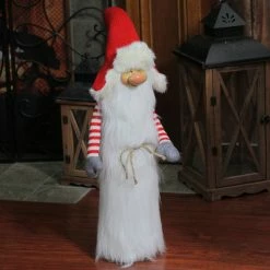 Northlight 35" Red And White Christmas Slim Santa Gnome With White Fur Suit And Red Hat -Northlight Shop dy0nivuzovpzyfxjdsyrnmhfnevgqbij 40206.1588415391