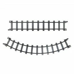 Northlight Pack Of 12 Black Replacement Train Set Track Pieces - 1.5" X 12"