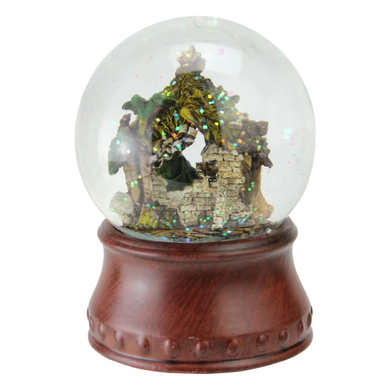 Northlight 5.5" Christmas Nativity Musical Snow Globe 4 Northlight 5.5" Christmas Nativity Musical Snow Globe - Image 4