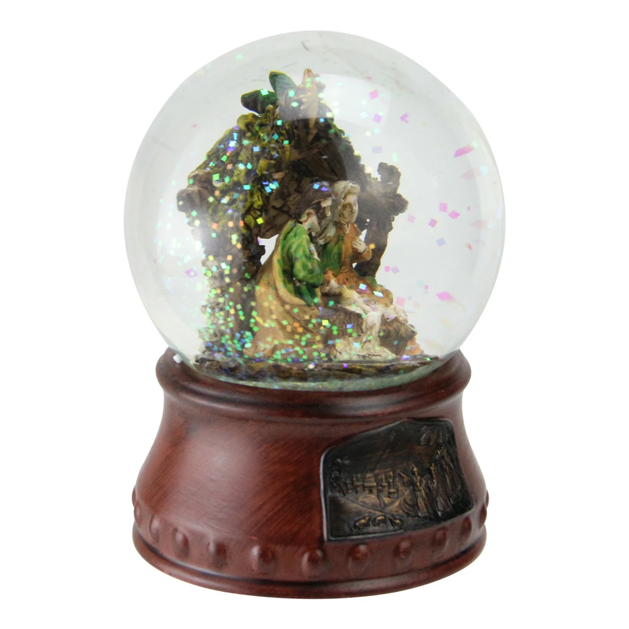 Northlight 5.5" Christmas Nativity Musical Snow Globe 3 Northlight 5.5" Christmas Nativity Musical Snow Globe - Image 3