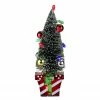 Roman 10.5" Battery Operated Lighted Christmas Tree Stocking Holder With LED Lights