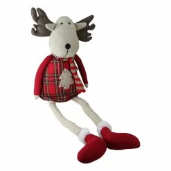 Northlight 19.75" Plaid Elk Sitting With Dangling Legs Tabletop Decoration -Northlight Shop fgtfjaxkpbdov1khzrcp86bh6mgwra7y 41312.1588411299