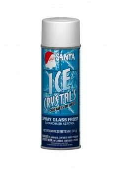 CC Christmas Decor Santa Winter White Christmas Ice Crystals Spray - 5 Ounces
