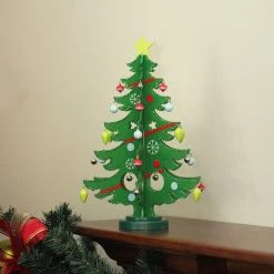Northlight 13.75" Green Christmas Tree Cut Out With Ornaments Table Top Decor -Northlight Shop fut259q14gislfir4fxbtxe2rnplt33i 54313.1665519668