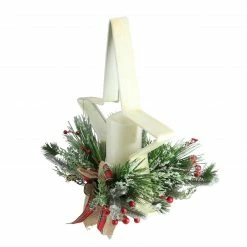Gerson Company/Gil Division 15" Battery Operated White And Green Christmas Star Candle Holder -Northlight Shop gerson 2223870 white 3 99804.1599268557