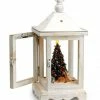 Mr. Christmas Rustic Lighted Fiber Optic Musical Table Top Lantern #78751