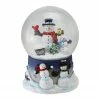 Northlight 7" Snow Family Musical Christmas Snow Globe