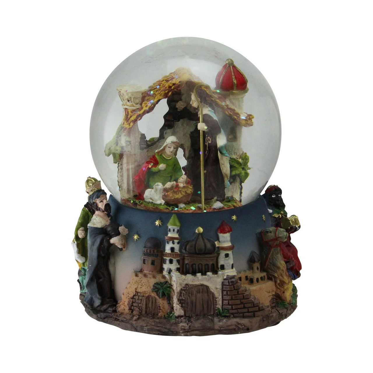 Northlight 5.75" Nativity Manger Scene Religious Christmas Musical Snow Globe 1 Northlight 5.75" Nativity Manger Scene Religious Christmas Musical Snow Globe