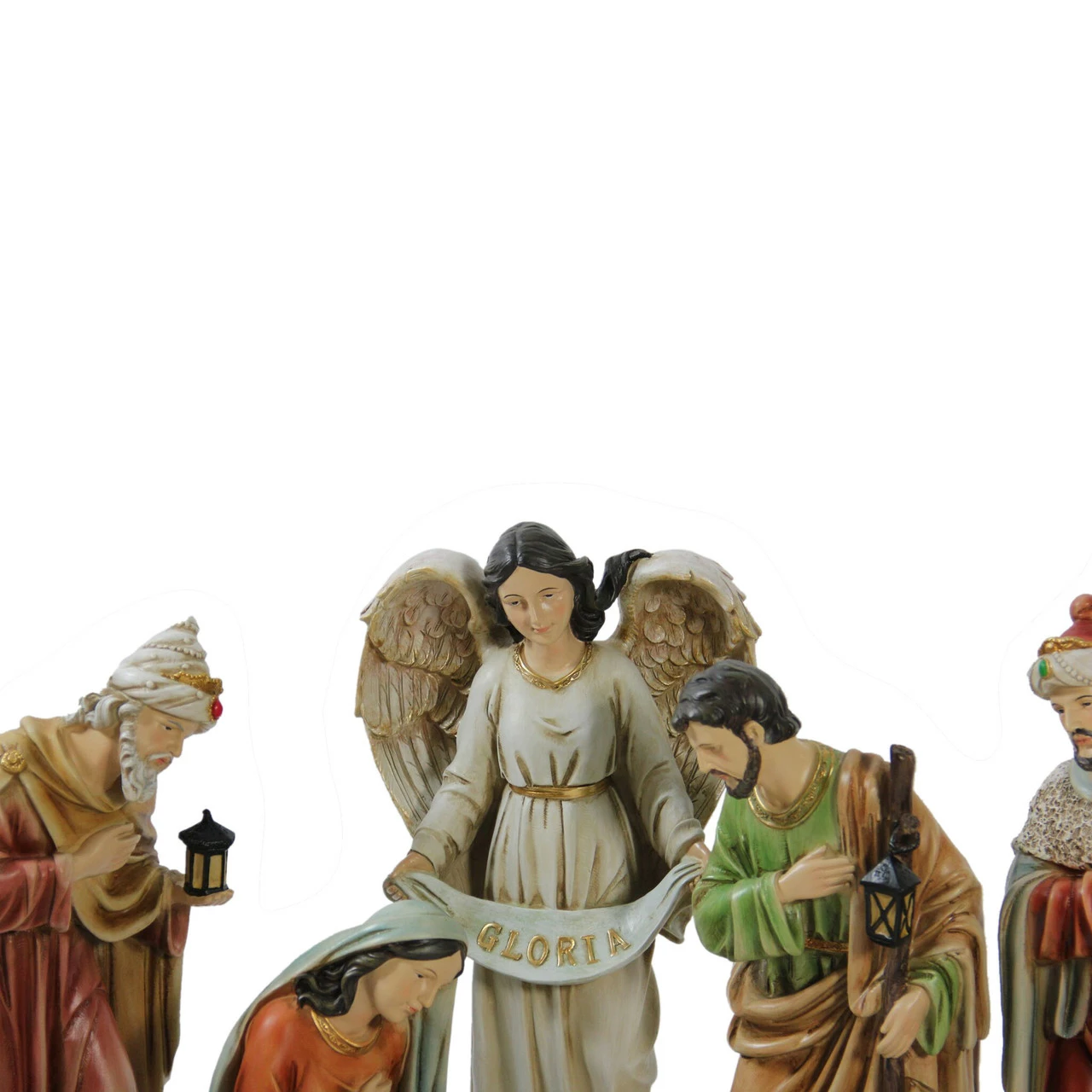 Northlight 11pc Vibrantly Colored Traditional Religious Christmas Nativity Figurine Set 15.5" 2 Northlight 11pc Vibrantly Colored Traditional Religious Christmas Nativity Figurine Set 15.5" - Image 2