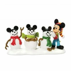 Department 56 Disney Mickey Mouse "The Three Mouseketeers" Christmas Table Piece
