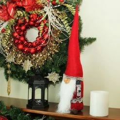Northlight 25.5" Plush Red And Gray Nordic Santa Christmas Gnome Tabletop Figure -Northlight Shop k426itmiaol3lnwnrw8wn59wzrlw4qv7 62612.1588415472