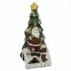 CC Christmas Decor 19.5" Battery Operated LED Lighted Santa Claus And Christmas Tree Table Top Decoration