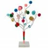Northlight 15" Multi-Color Christmas Cheer Pom Pom Twig Tree