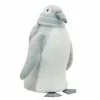 Northlight 18" Gray And White Sparkling Penguin With Scarf Tabletop Figure