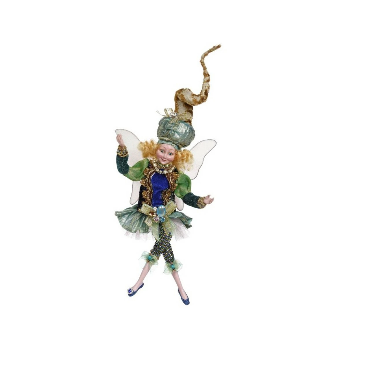 Mark Roberts Peacock Jewels Christmas Fairy, Small 10" #51-05804 1 Mark Roberts Peacock Jewels Christmas Fairy, Small 10" #51-05804