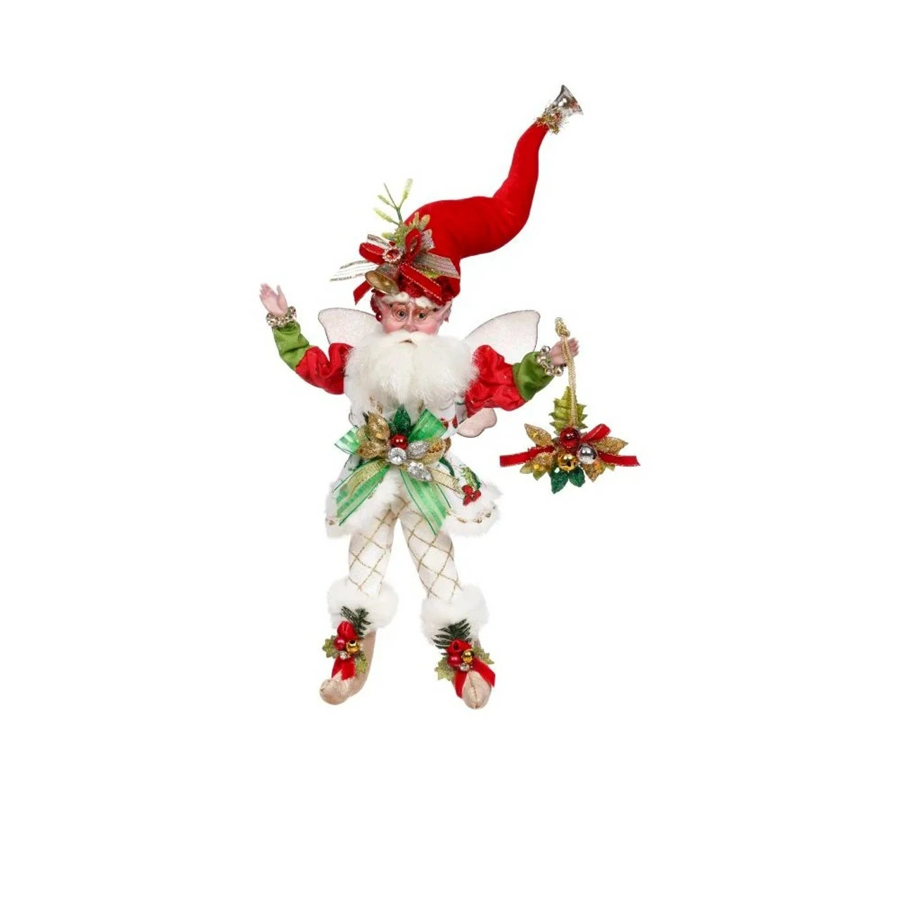 Mark Roberts Christmas Wreath Fairy, Small 9.5" #51-24020 1 Mark Roberts Christmas Wreath Fairy, Small 9.5" #51-24020