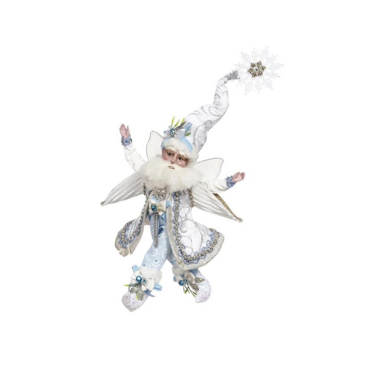 Northlight Mark Roberts Snowflake Christmas Fairy, Small 9.5" #51-24122 1 Northlight Mark Roberts Snowflake Christmas Fairy, Small 9.5" #51-24122