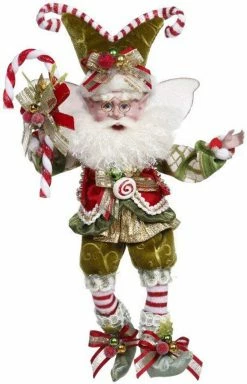 Mark Roberts Collectable Candycane Dreams Fairy - Small 10.25" #51-16392