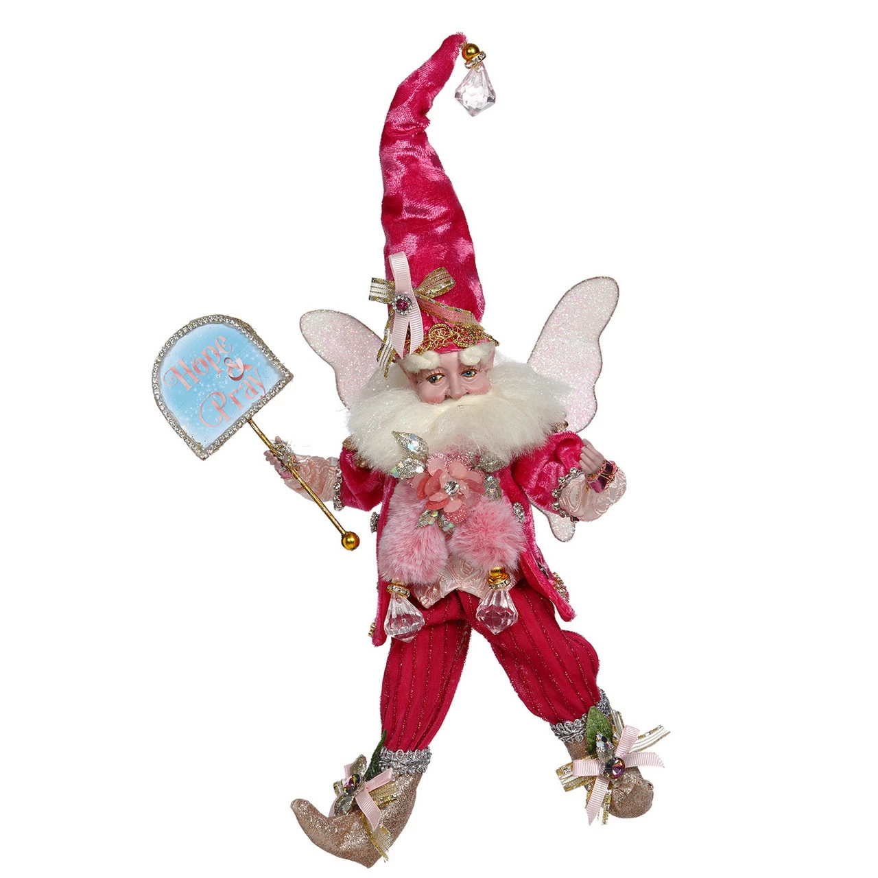 Mark Roberts Pink Spirit Of Hope Breast Cancer Awareness Fairy, Small 9-Inches 1 Mark Roberts Pink Spirit Of Hope Breast Cancer Awareness Fairy, Small 9-Inches