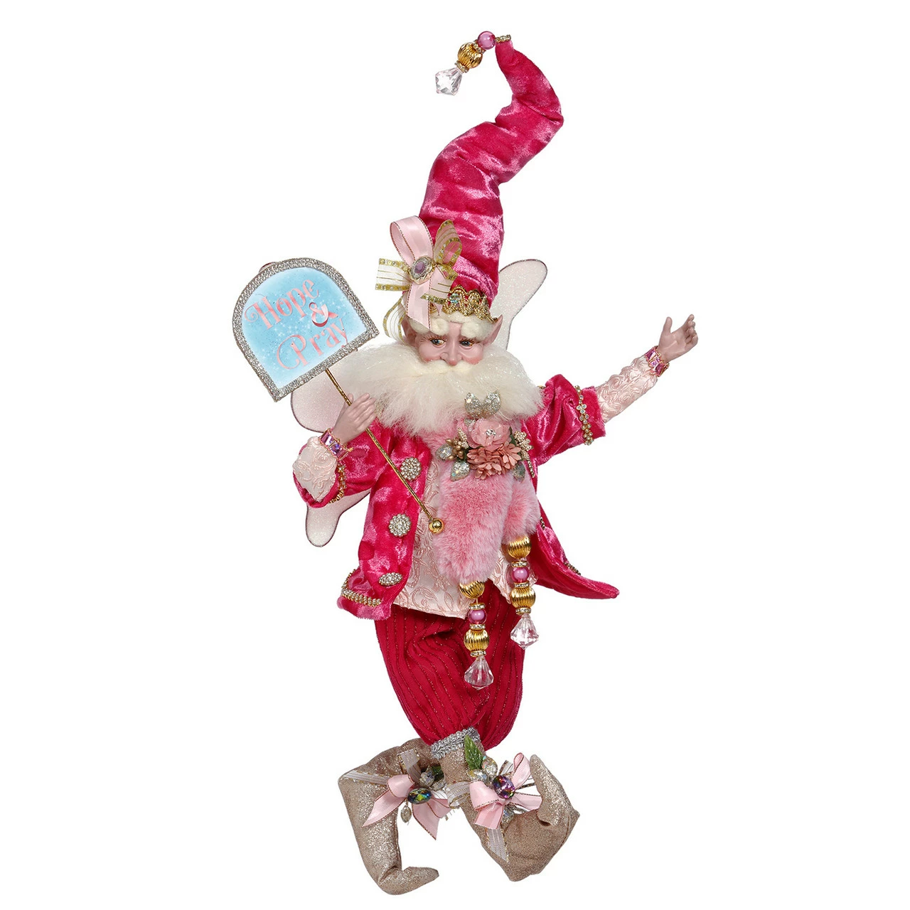 Mark Roberts Pink Spirit Of Hope Breast Cancer Awareness Fairy, Medium 15-Inches 1 Mark Roberts Pink Spirit Of Hope Breast Cancer Awareness Fairy, Medium 15-Inches